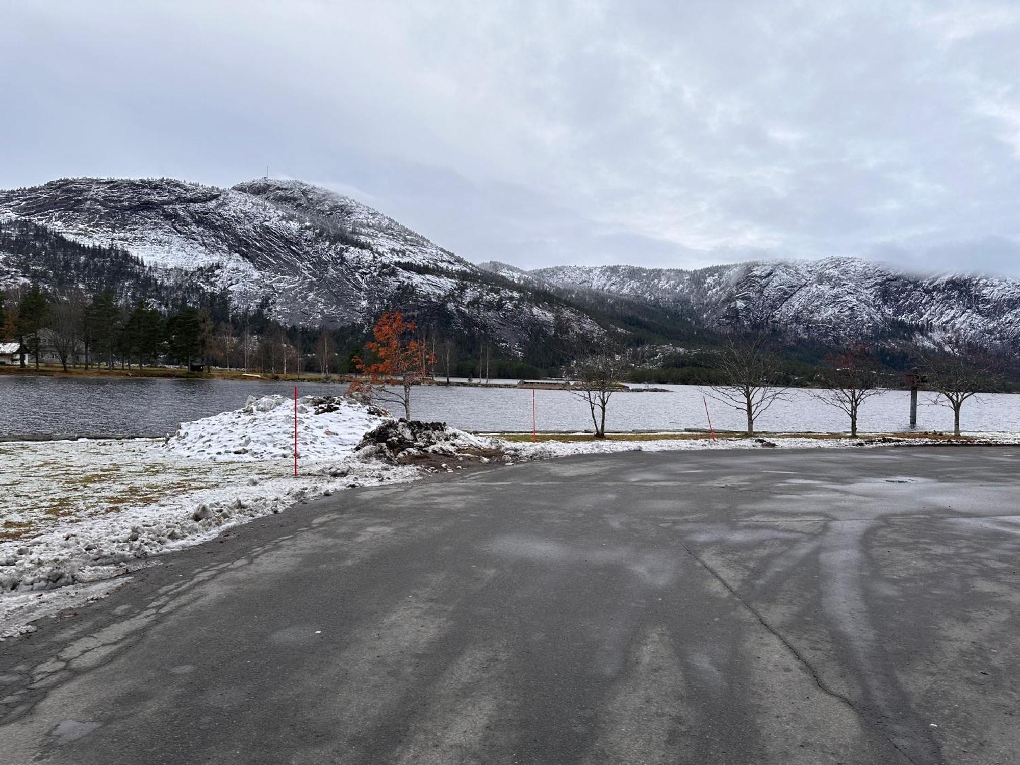 Modern Northern Lights Cabin Drangedal Dış mekan fotoğraf